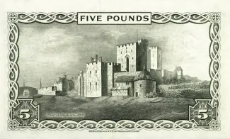 Isle of Man 5 Pounds, 1961-1967 reverse