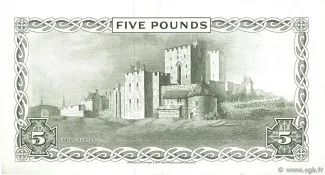 Isle of Man 5 Pounds, 1972-1974 reverse