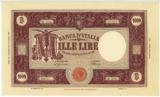 Italian States 1.000 Lire, 1899 image