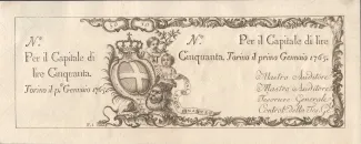 Italian States 100 Lire, 1765 image