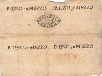 Italian States 1.5 Paoli, 7 reverse
