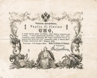 Italian States 1 Fiorino, 1859 image