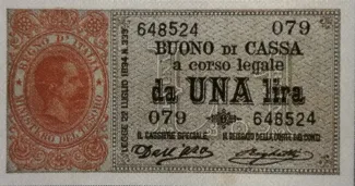 Italian States 1 Lira, 1898 image