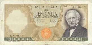Italy 100.000 Lire, 1974 image