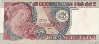 Italy 100.000 Lire, 1982 image