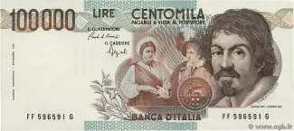 Italy 100.000 Lire, 1993 image