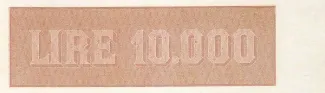 Italy 10.000 Lire, 1945-1947 reverse