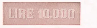 Italy 10.000 Lire, 1947-1950 reverse