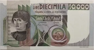 Italy 10.000 Lire, 1984 image
