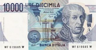 Italy 10.000 Lire, 1998 image