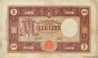 Italy 1.000 Lire "grande M", 1950 image
