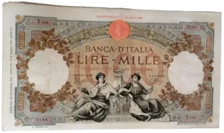Italy 1.000 Lire, 1943 image