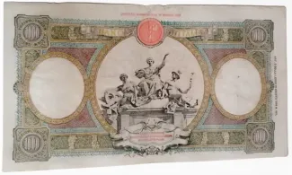 Italy 1.000 Lire, 1930-1943 reverse