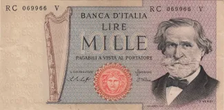 Italy 1.000 Lire, 1981 image