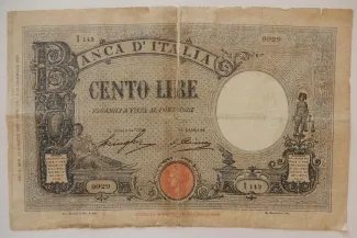 Italy 100 Lire, 1934 image