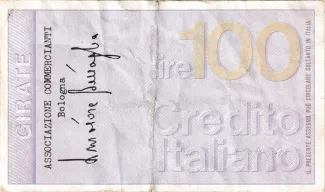 Italy 100 Lire, 1976 reverse