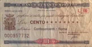 Italy 100 Lire, 1977 image