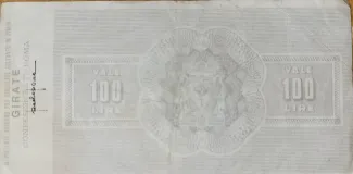 Italy 100 Lire, 1976-1977 reverse