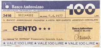 Italy 100 Lire, 1977 image