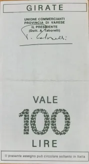 Italy 100 Lire, 1976-1978 reverse