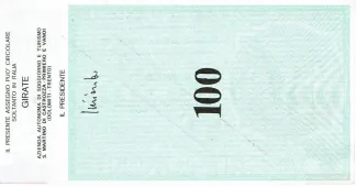 Italy 100 Lire, 1977 reverse