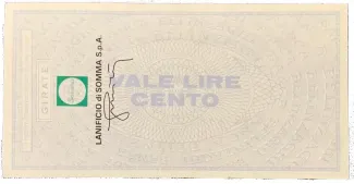Italy 100 Lire, 1977 reverse