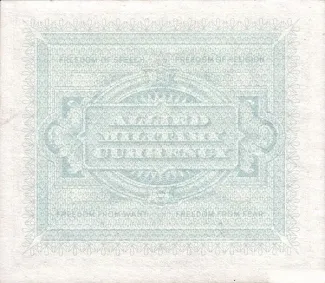 Italy 10 Lire, 1943 reverse