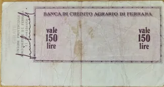 Italy 150 Lire, 1976-1977 reverse