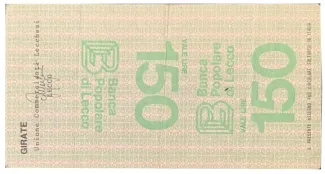 Italy 150 Lire, 1977 reverse
