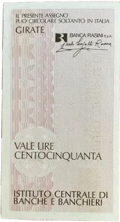 Italy 150 Lire, 1977 reverse