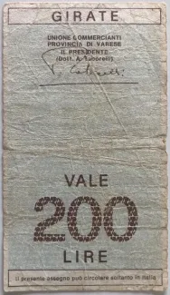 Italy 200 Lire, 1976-1977 reverse