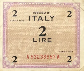 Italy 2 Lire, 1943 image