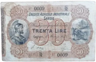 Italy 30 Lire, 1874 image