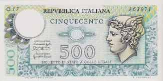 Italy 500 Lire, 1979 image