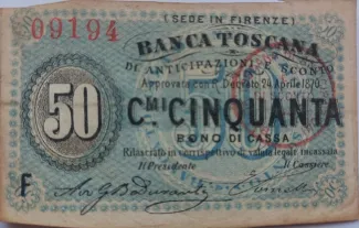 Italy 50 centesimi, 1870 image