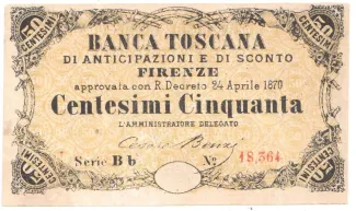 Italy 50 centesimi, 1870 image