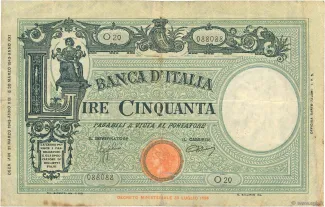 Italy 50 Lire, 1943 image