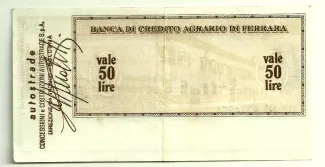 Italy 50 Lire, 1976-1977 reverse