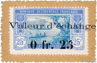 Ivory Coast 25 Centimes, 1920 image