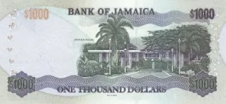 Jamaica 1.000 Dollars, 2002 reverse