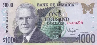 Jamaica 1.000 Dollars, 2021 image