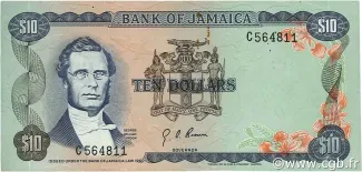 Jamaica 10 Dollars, 1970 image