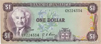 Jamaica 1 Dollar, 1976 image