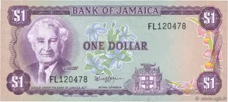 Jamaica 1 Dollar, 1982 image