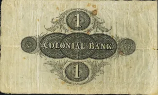 Jamaica 1 Pound, 1885-1903 reverse