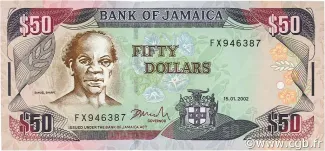Jamaica 50 Dollars, 2004 image