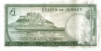 Jersey 1 Pound, 1963-1976 reverse
