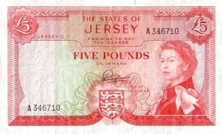Jersey 5 Pounds, 1963 obverse