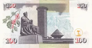 Kenya 100 Shillings, 2004-2010 reverse