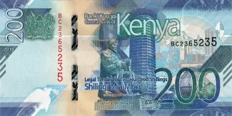 Kenya 200 Shillings, 2019-2024 obverse